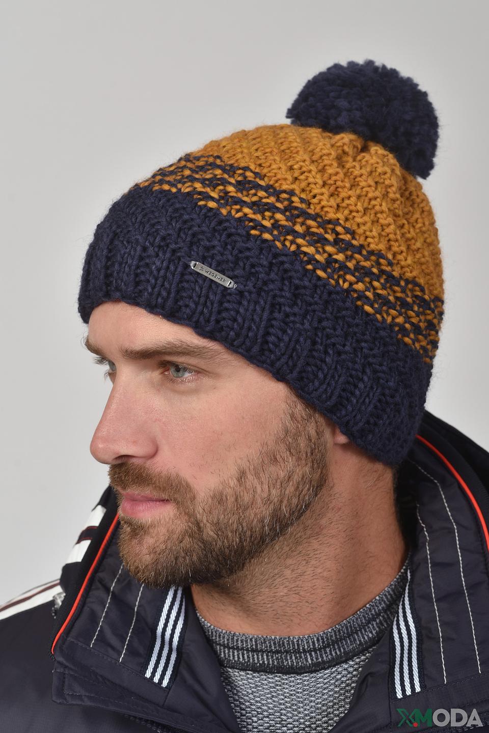 Шапка Wegener вязаная с помпоном