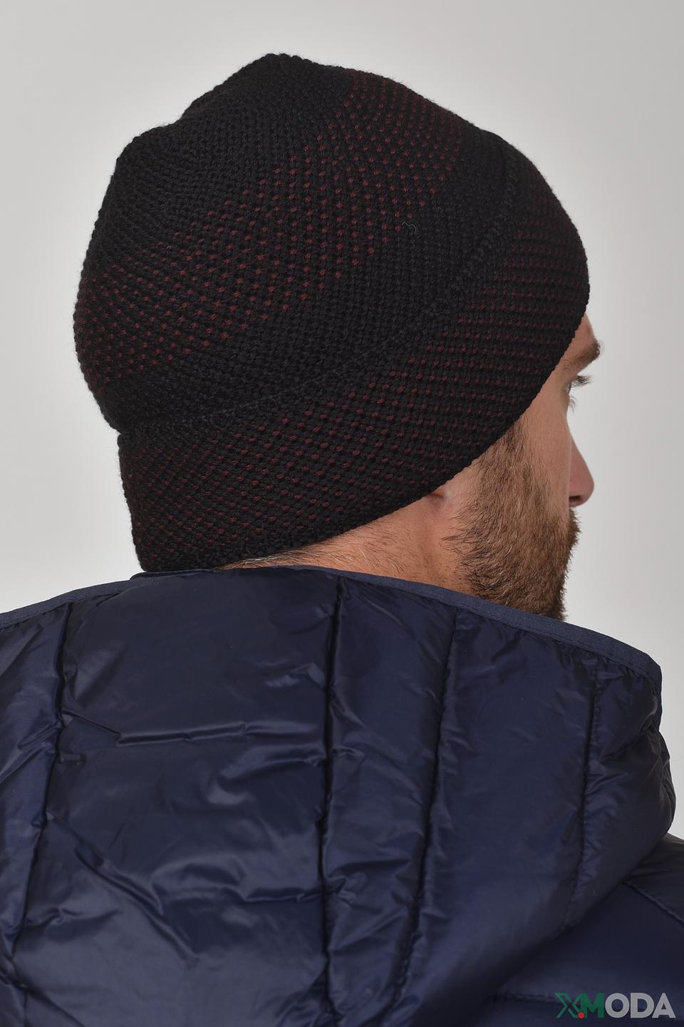 Шапка Wegener вязаная чёрно-красная