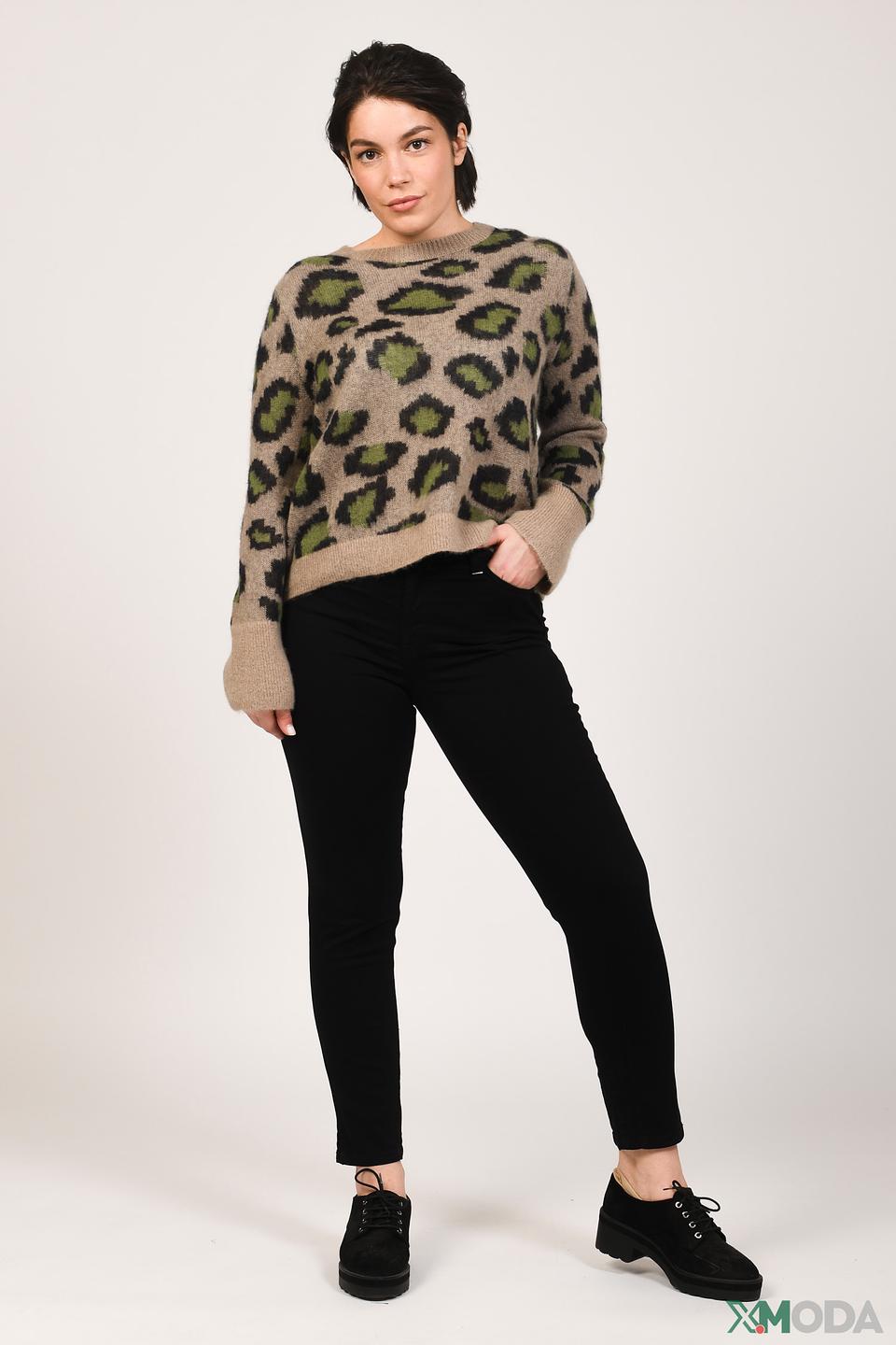 Пуловер Luisa Cerano леопард