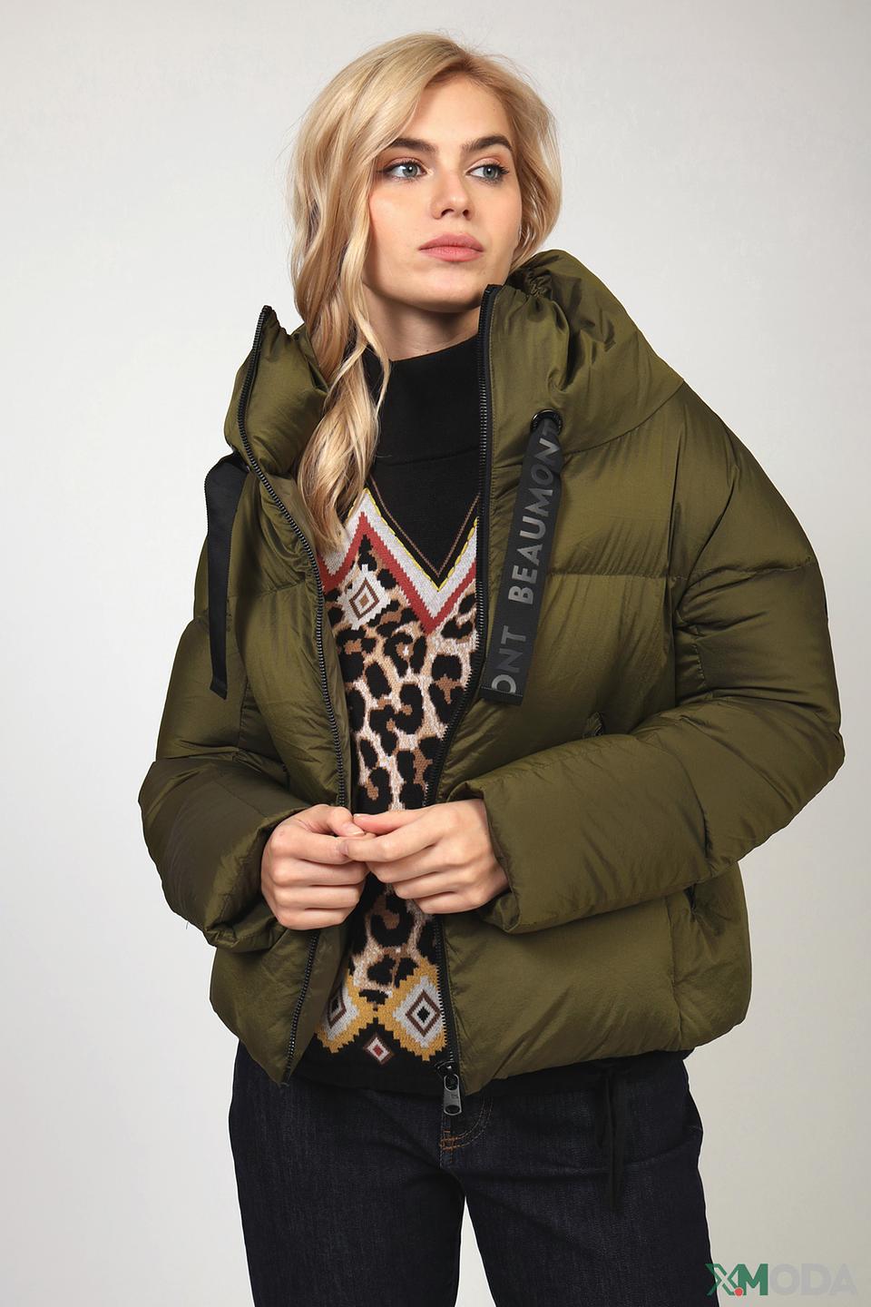 Куртка Beaumont хаки стеганая