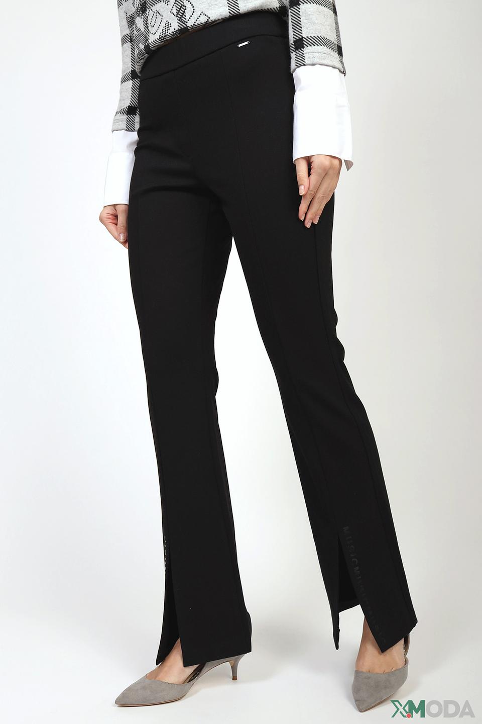 Брюки Taifun с разрезом чёрные