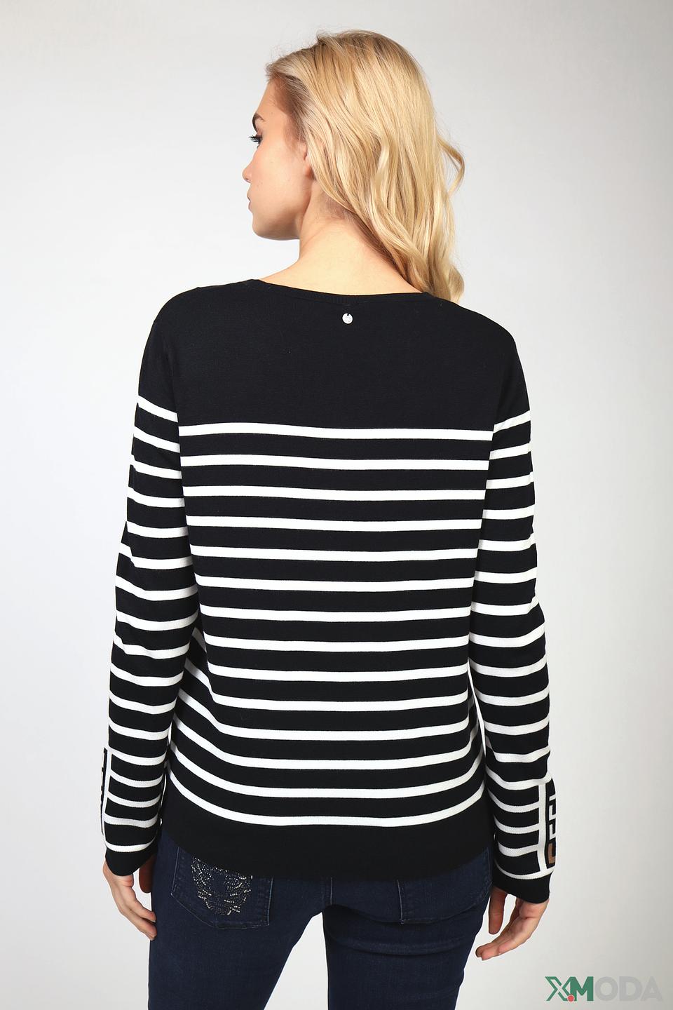 Пуловер Gerry Weber в полоску чёрный