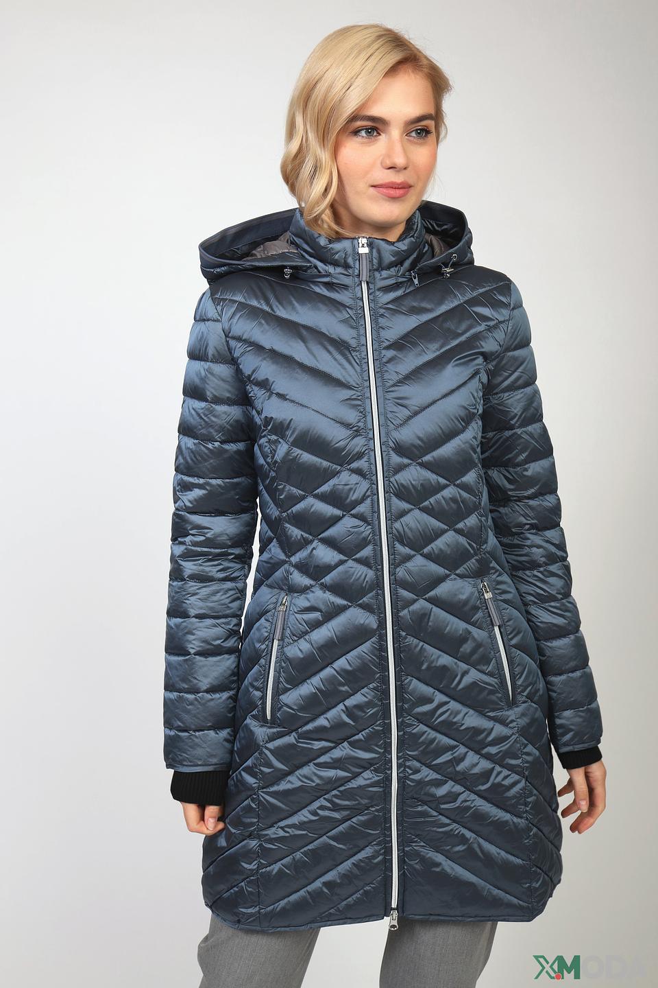 Пальто стеганое Betty Barclay серое