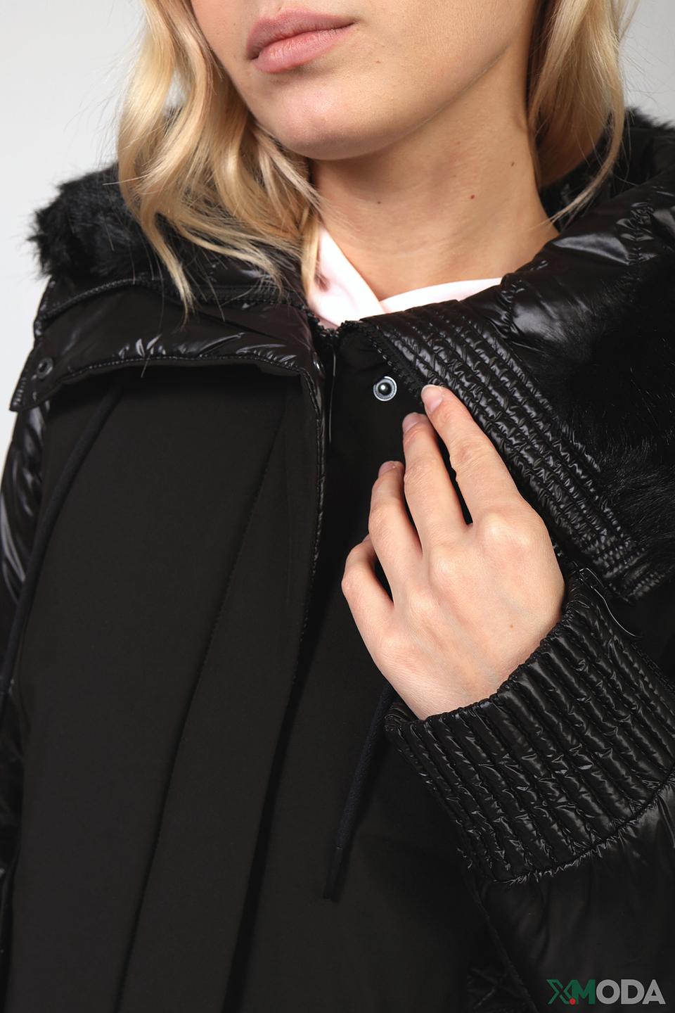 Пальто Betty Barclay стеганое чёрное