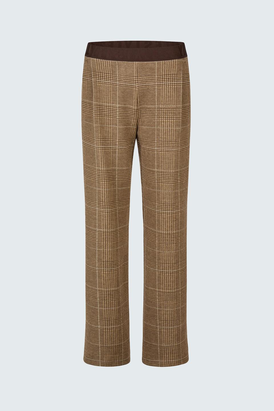 Коричневые брюки в клетку Rabe collection