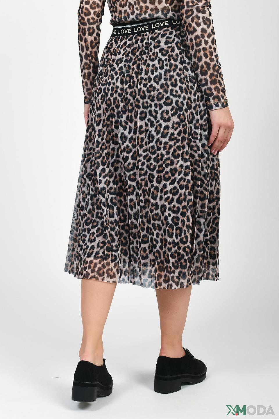 Юбка Oui леопардовый принт
