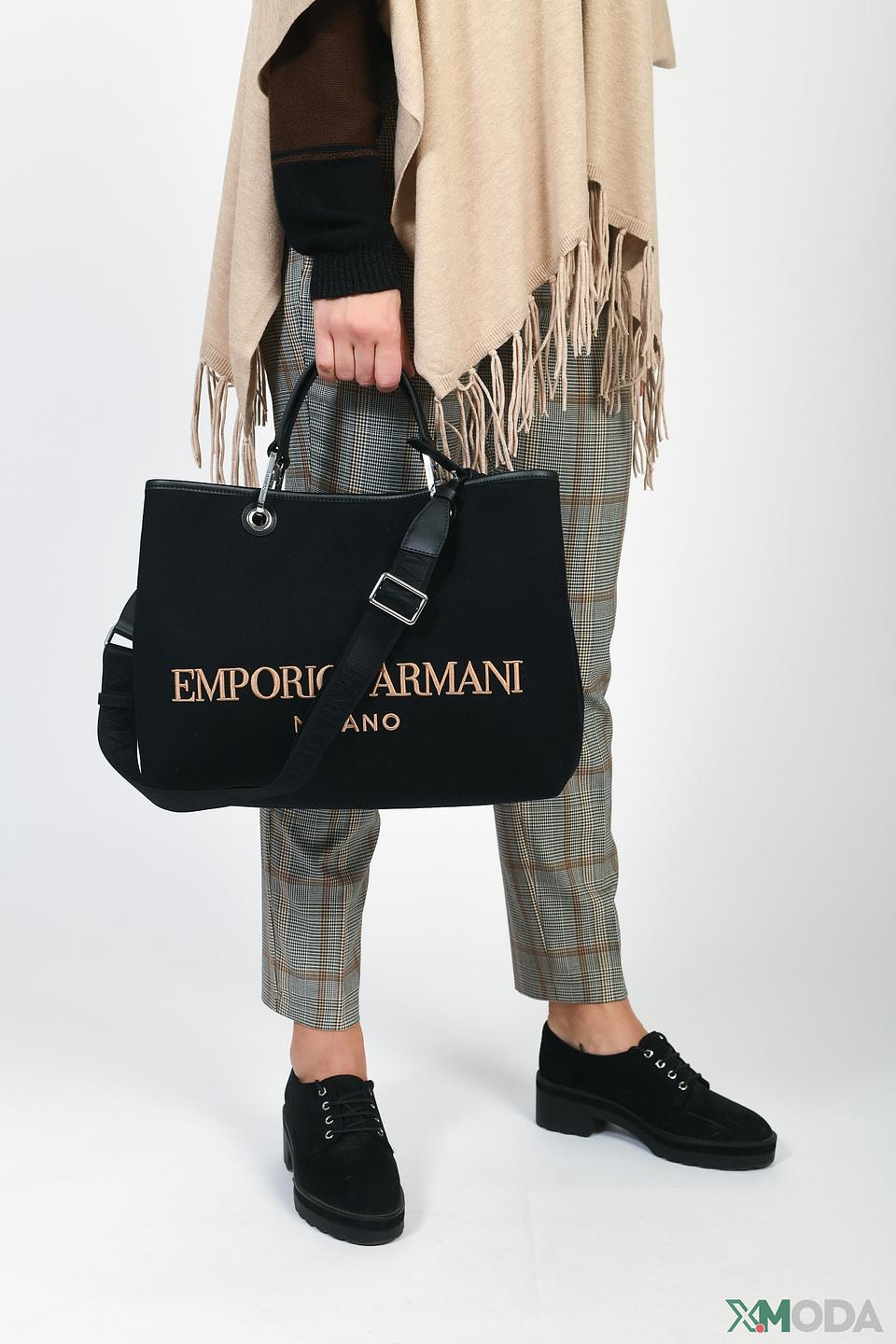 Сумка Emporio Armani женская чёрная