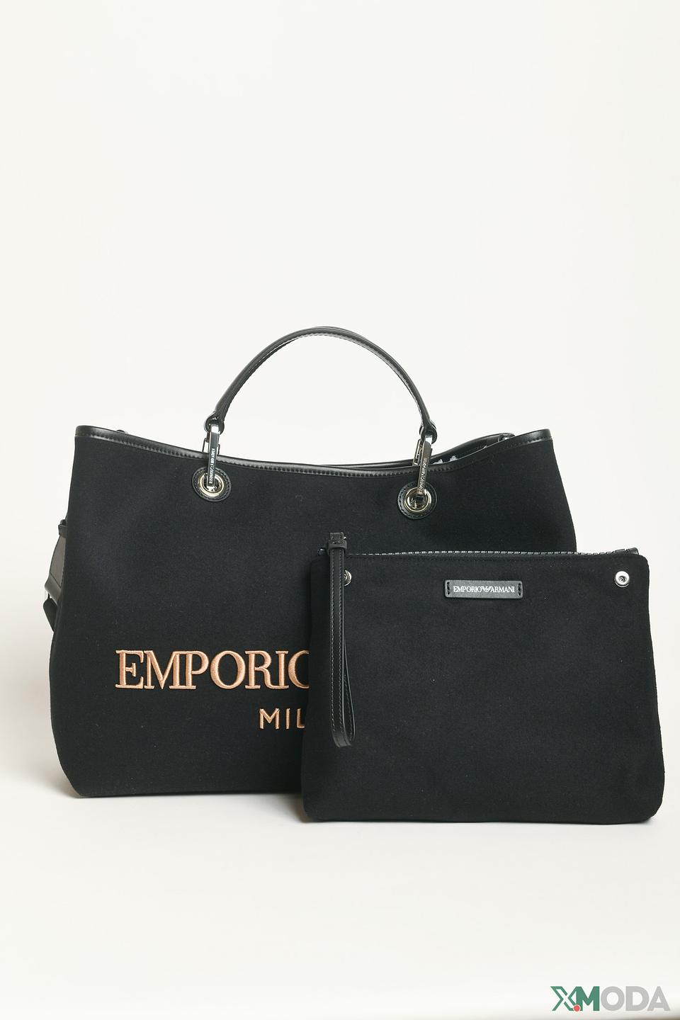 Сумка Emporio Armani женская чёрная