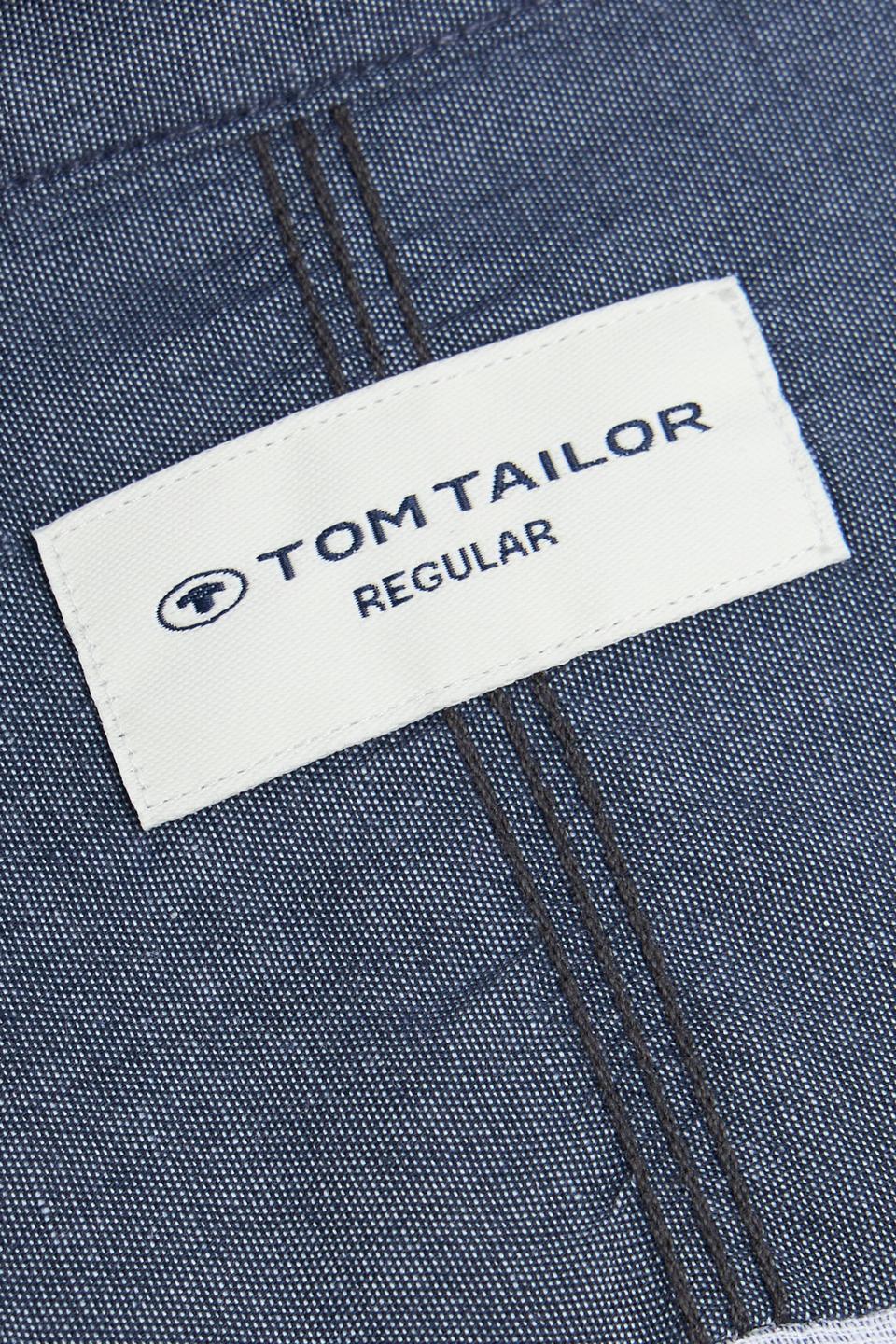 Светло-голубая рубашка Tom Tailor с нагрудным карманом
