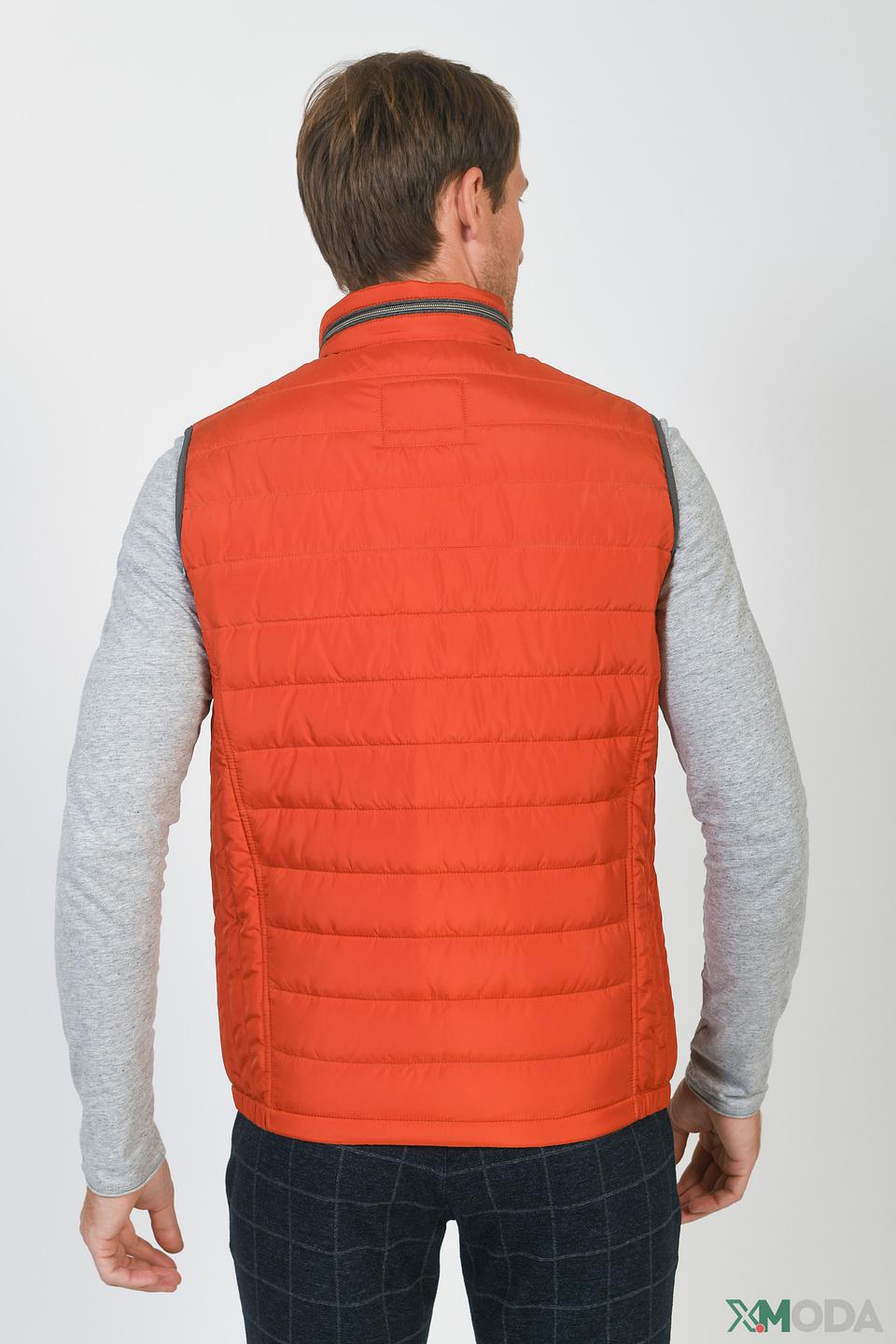 Жилет Bugatti стеганый оранжевый