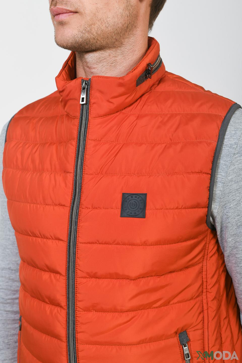 Жилет Bugatti стеганый оранжевый