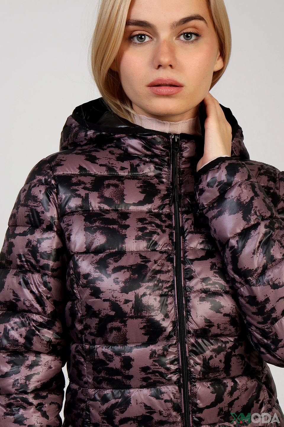 Куртка QS girl в абстрактный принт