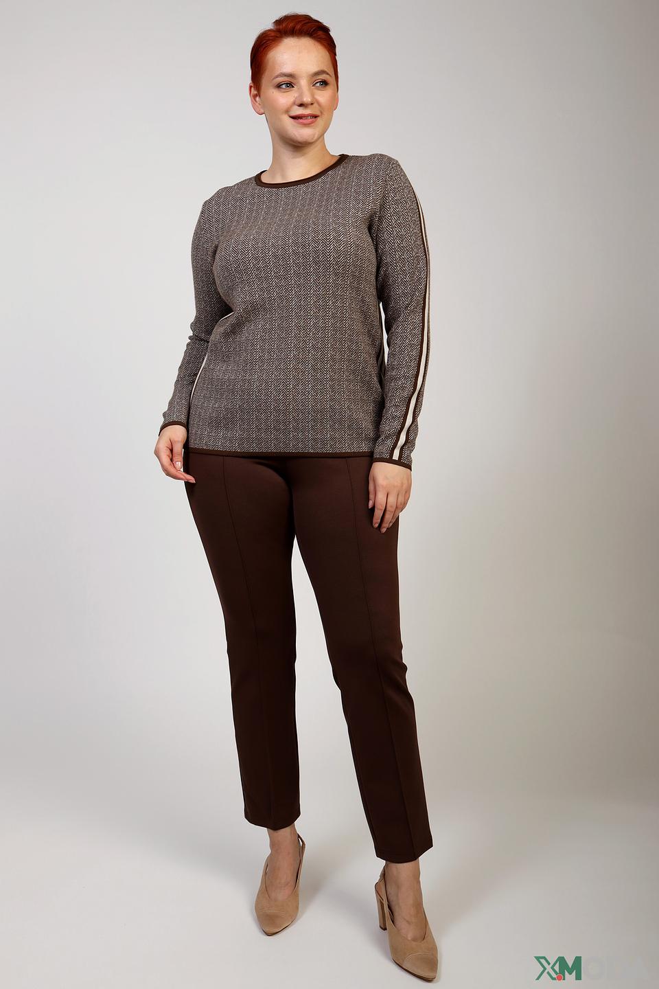 Пуловер Lebek с полосками