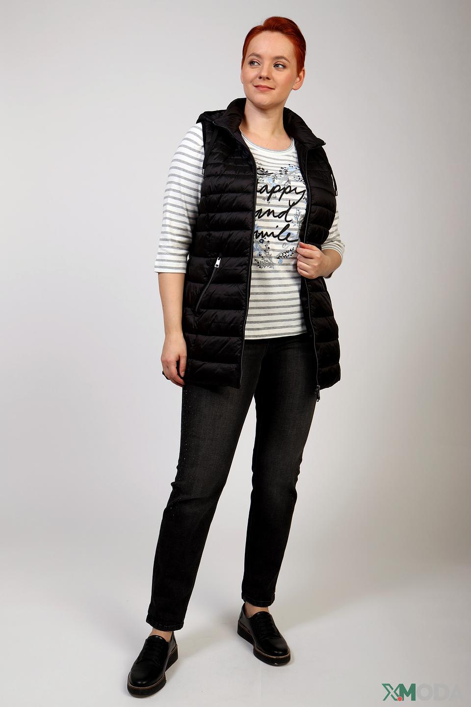 Жилет Lebek стеганый черный