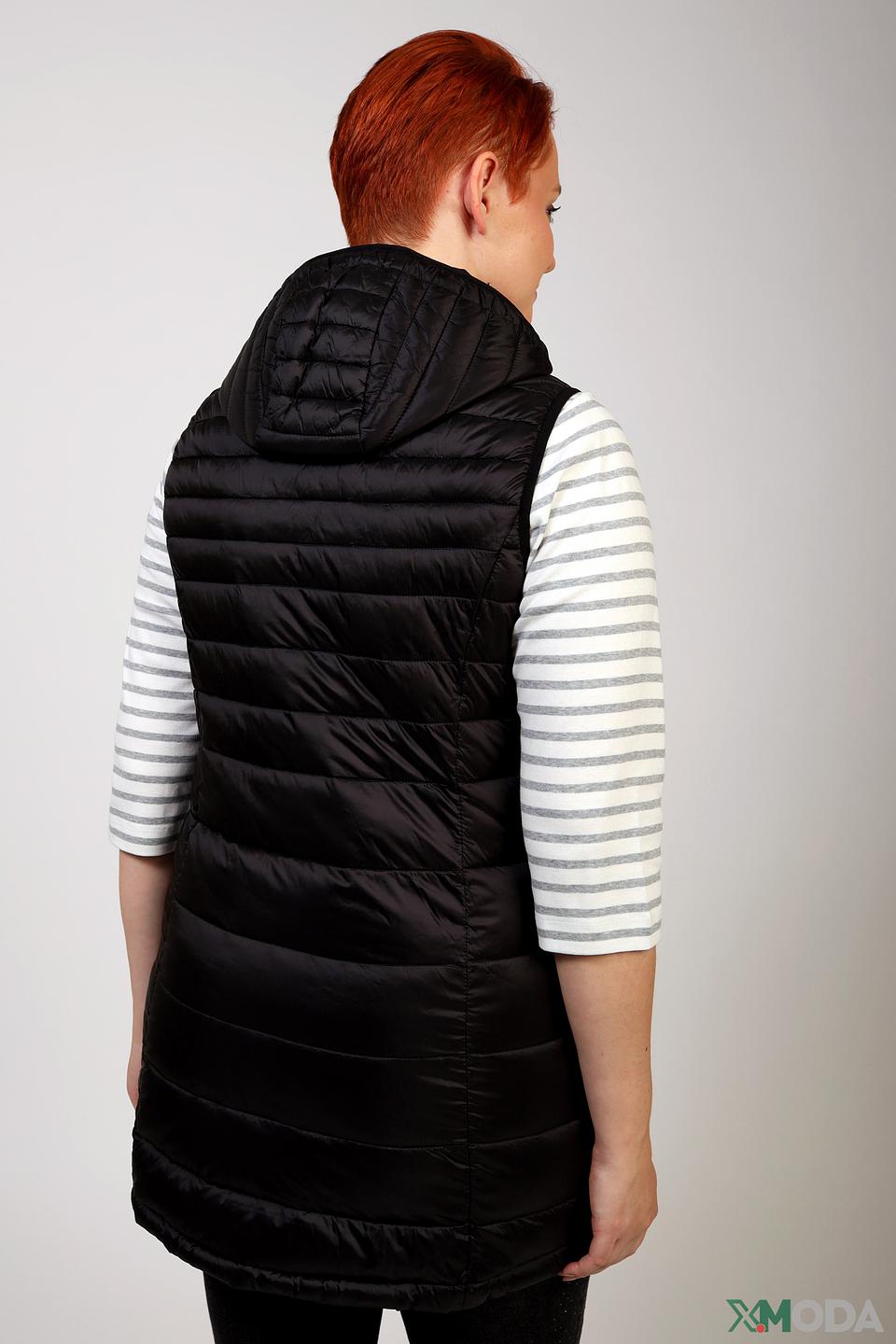Жилет Lebek стеганый черный