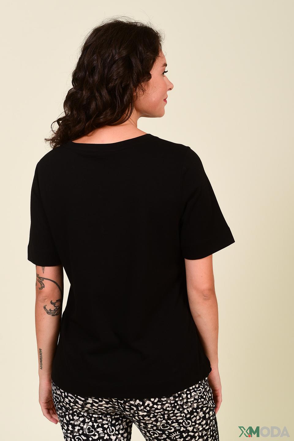 Футболка Margittes с логотипом чёрная