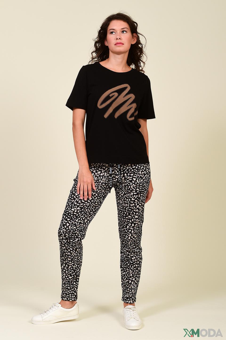 Футболка Margittes с логотипом чёрная