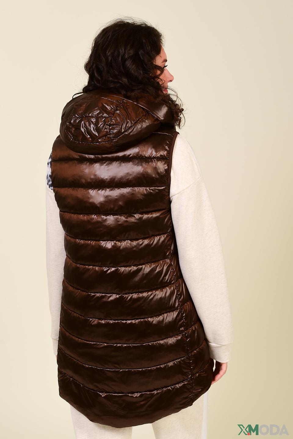 Жилет Fuchs Schmitt стеганый коричневый