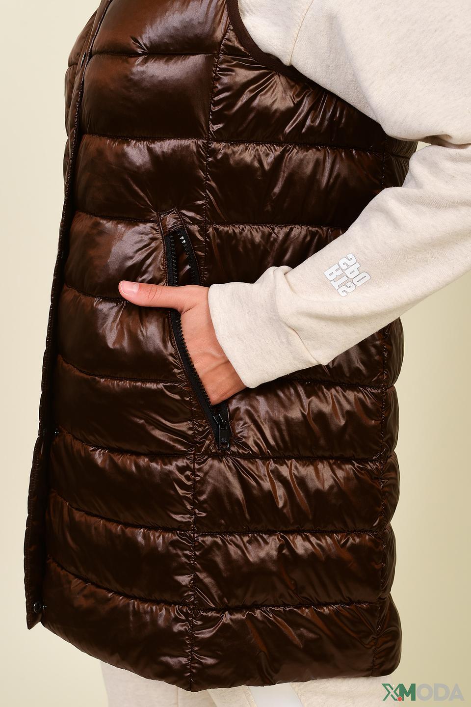 Жилет Fuchs Schmitt стеганый коричневый