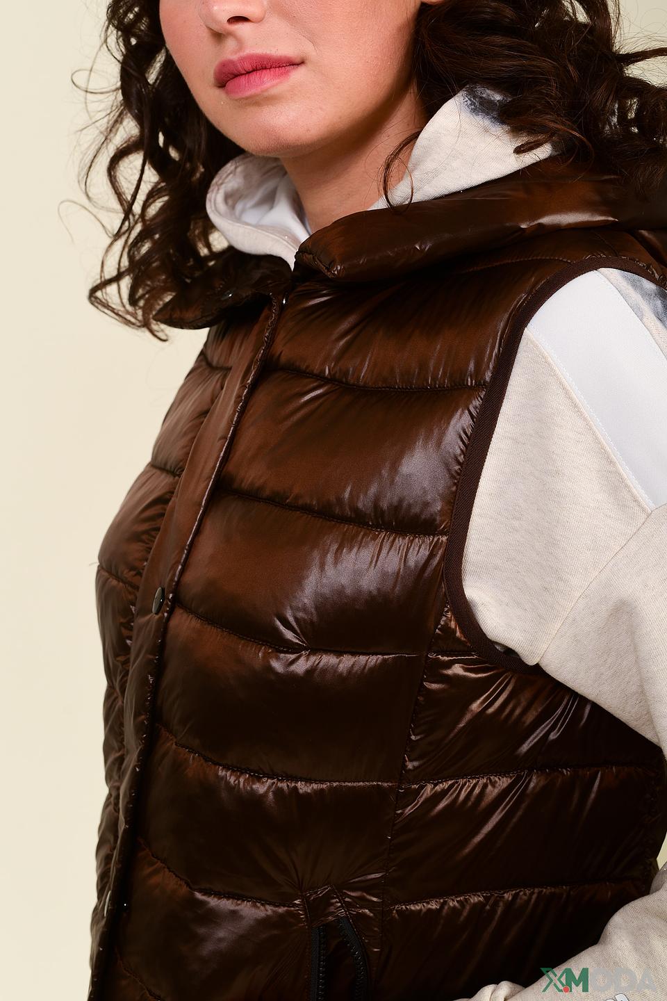 Жилет Fuchs Schmitt стеганый коричневый