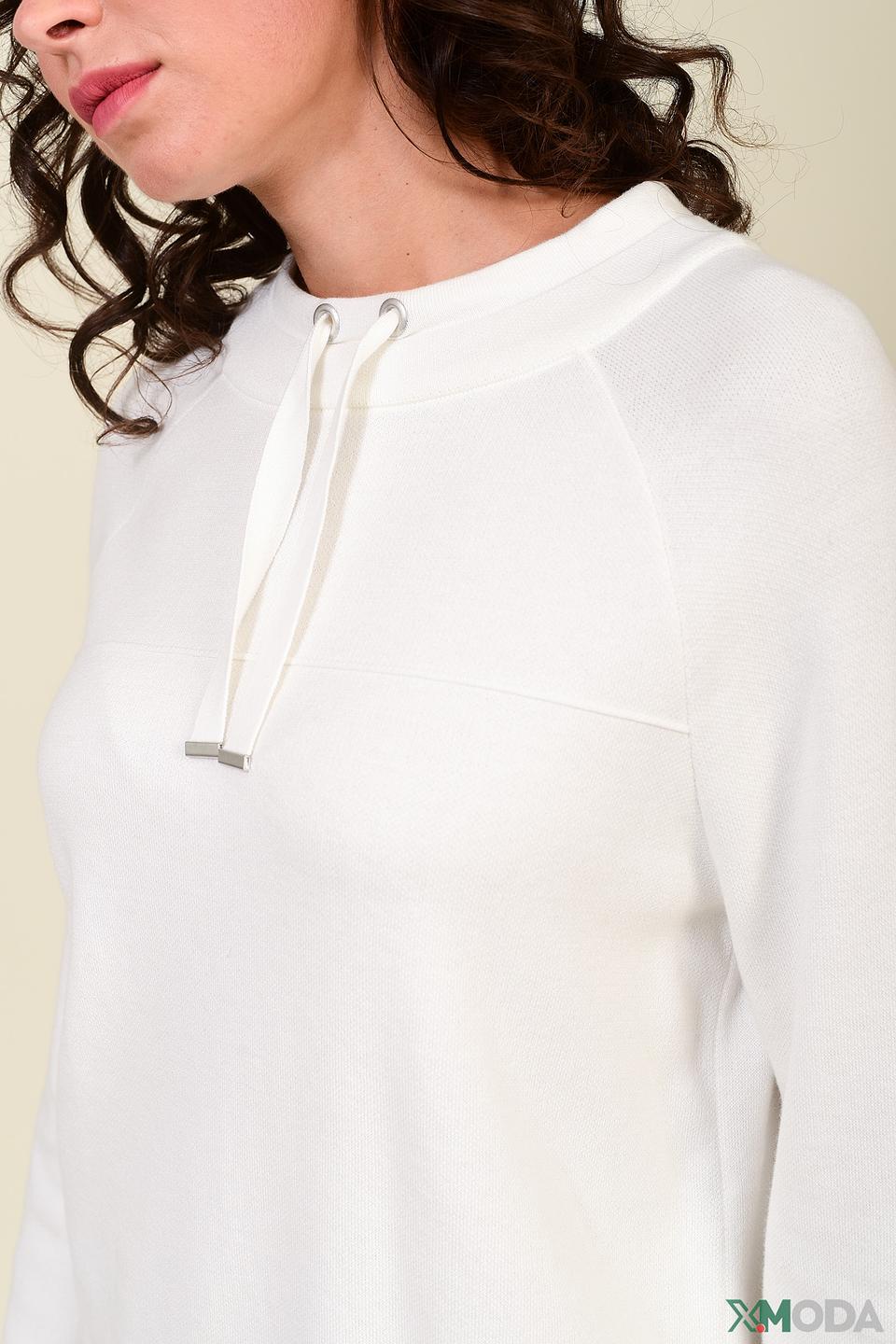 Пуловер Monari с надписью белый