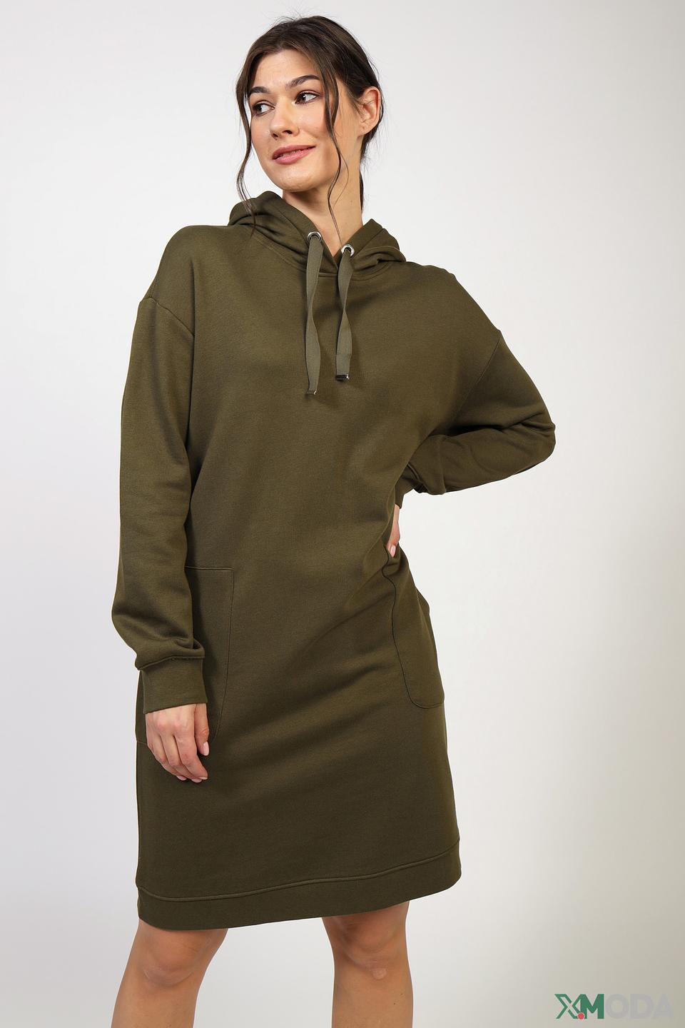 Платье Comma оверсайз хаки