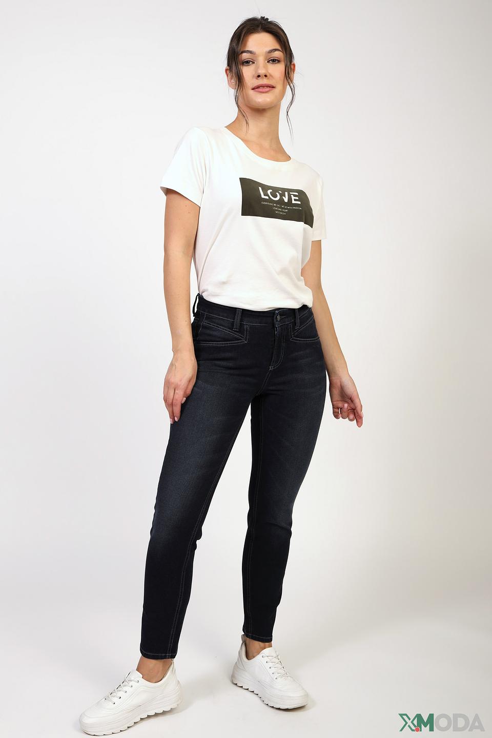 Джинсы Cambio тёмно-синие Slim Fit