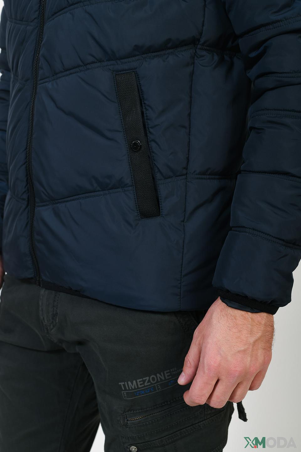 Куртка District стеганая синяя