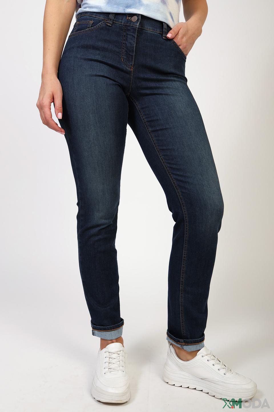 Джинсы Gerry Weber синие с потертостями