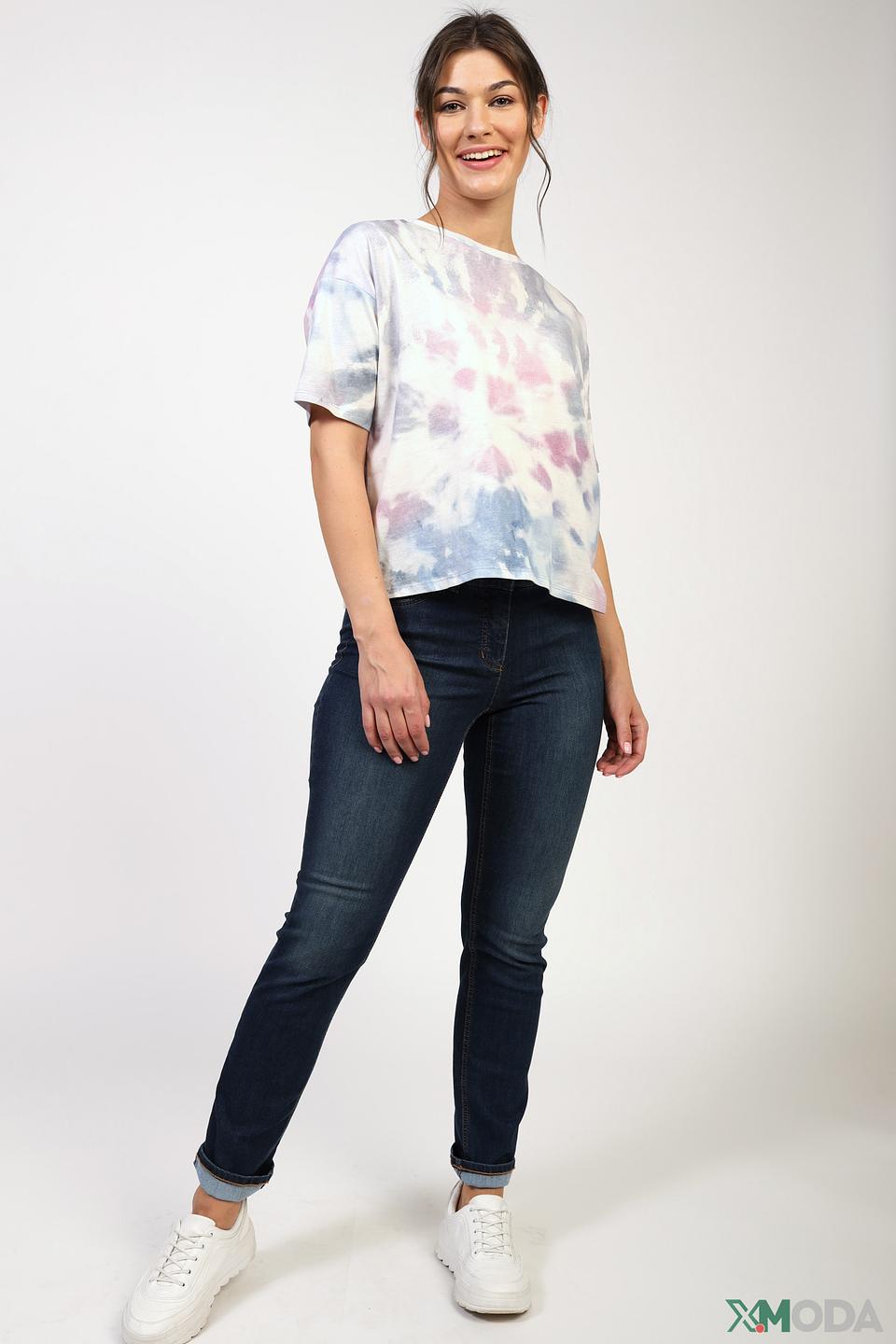 Джинсы Gerry Weber синие с потертостями