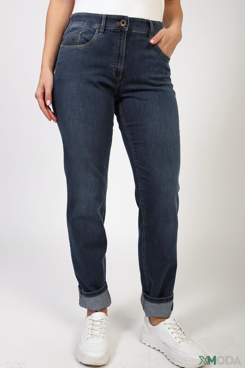 Джинсы Zerres с манжетами синие