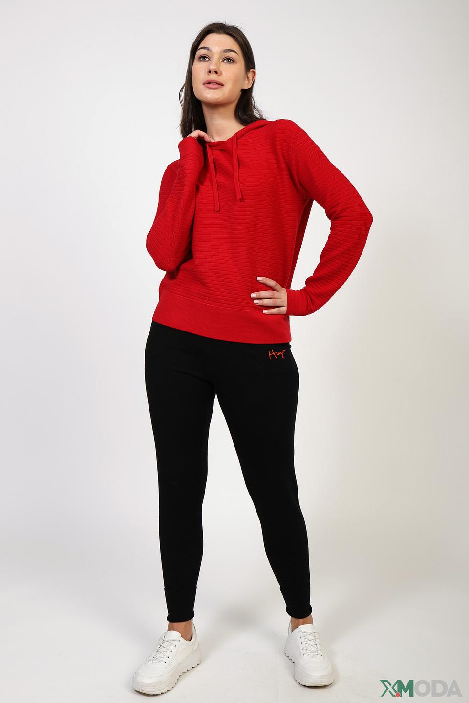 Пуловер Betty Barclay красный с капюшоном