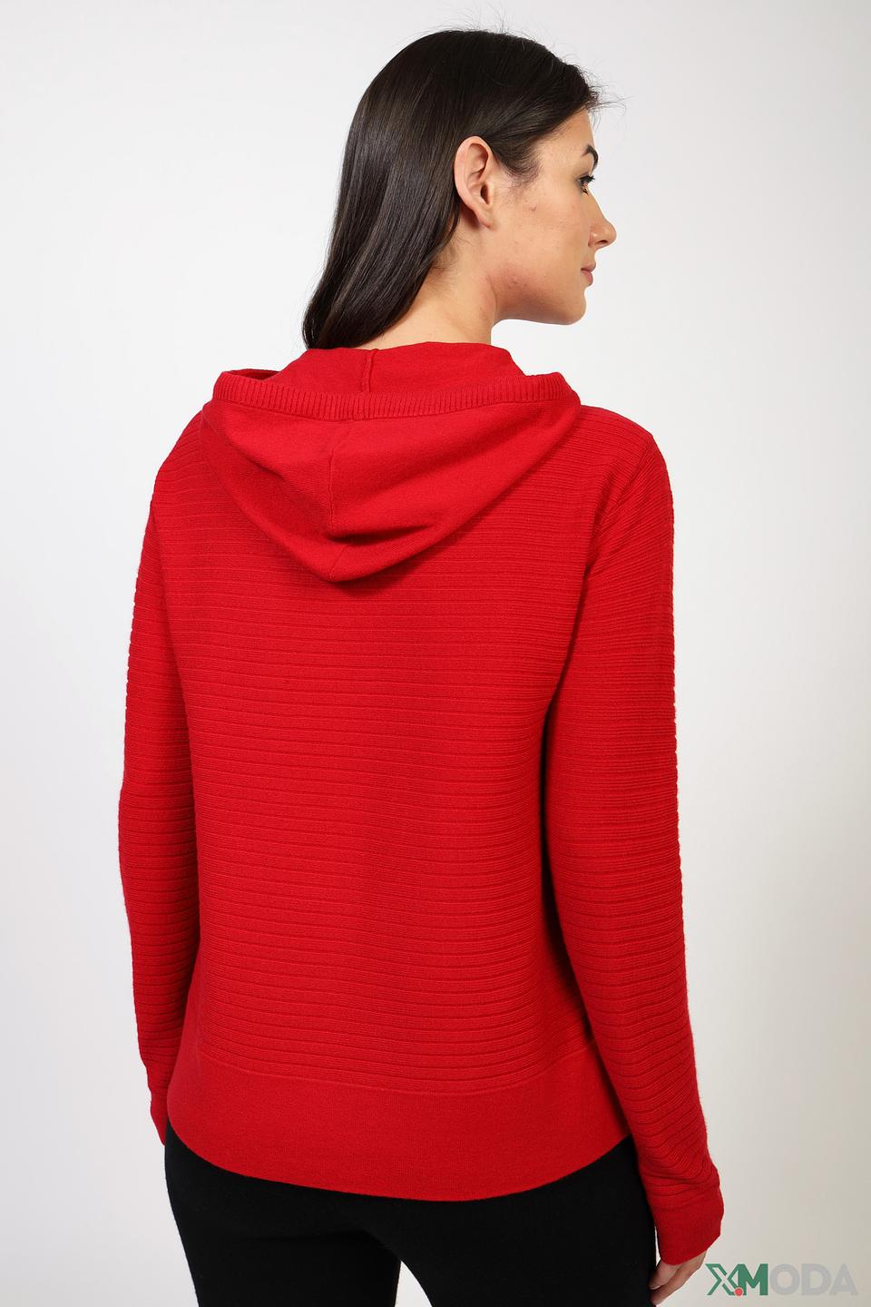 Пуловер Betty Barclay красный с капюшоном