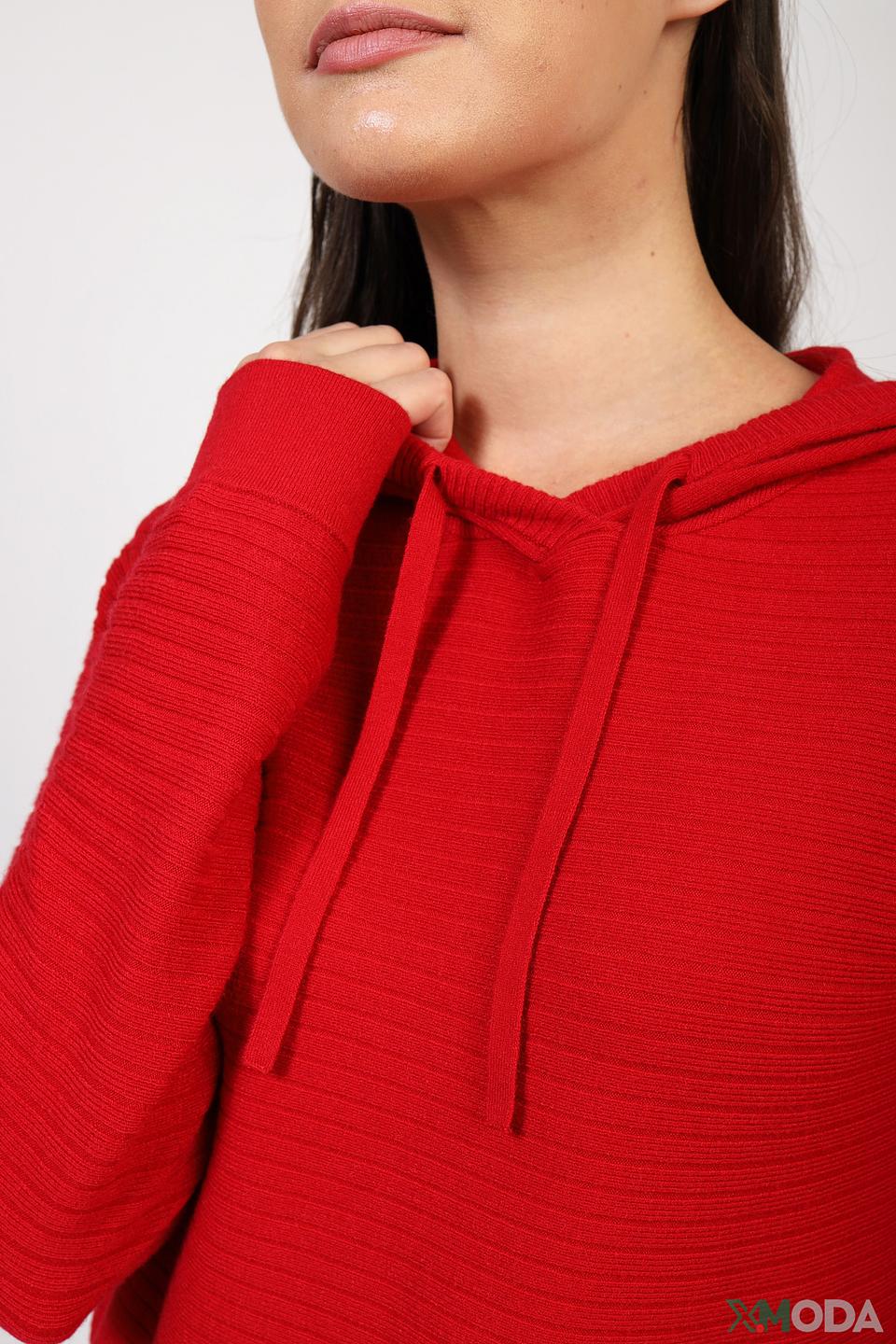 Пуловер Betty Barclay красный с капюшоном