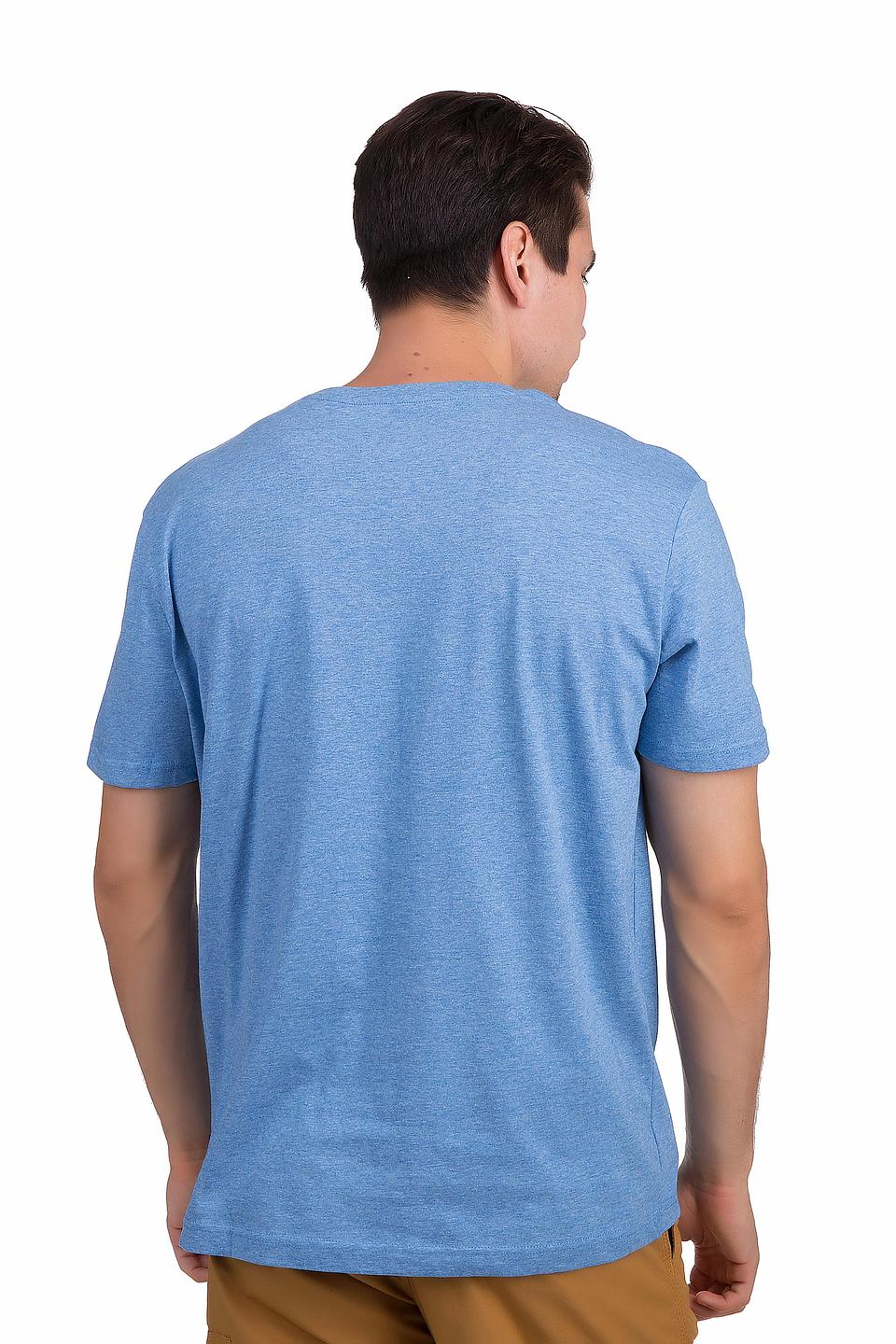 Футболка Tom Tailor с принтом голубая