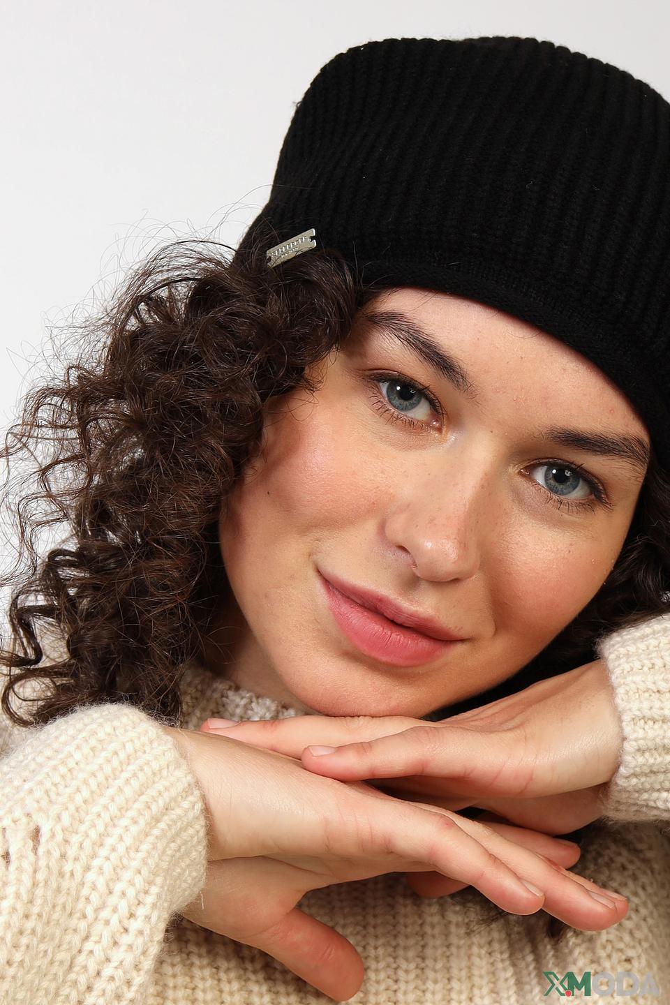 Шапка Seeberger чёрная