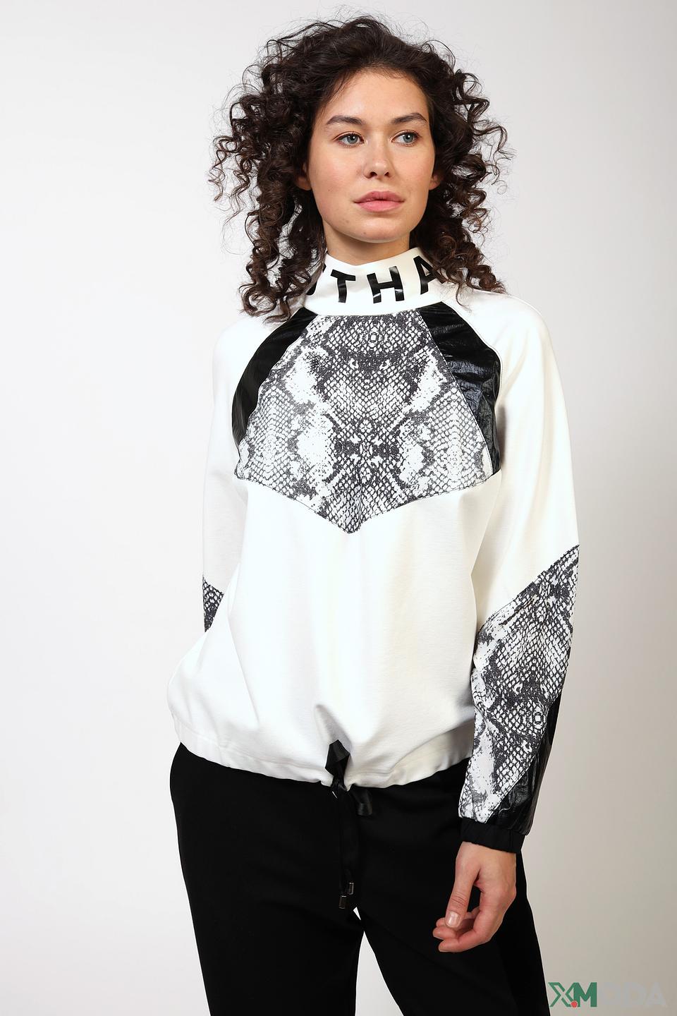 Пуловер Tuzzi с принтом reptile