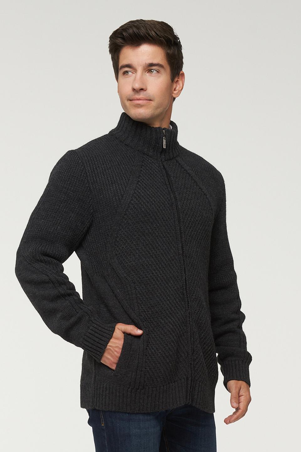 Кардиган VAY мужской графитовый