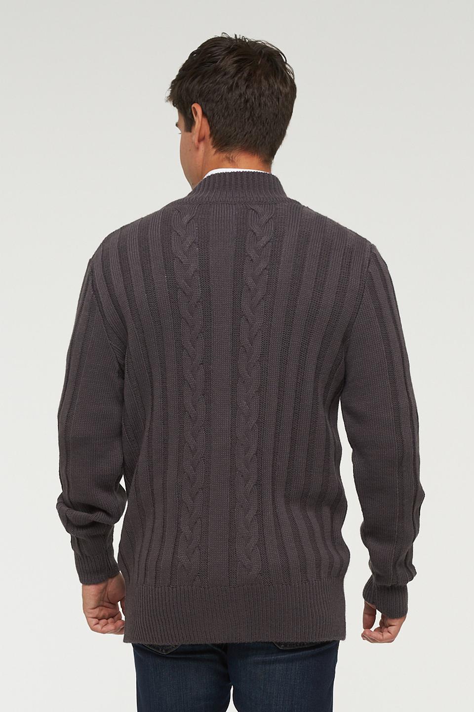 Кардиган VAY мужской серый