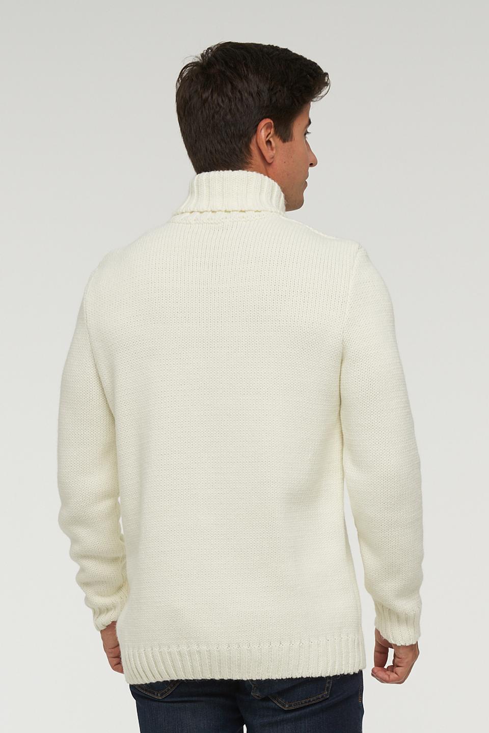 Водолазка BE YOU с косами молочный