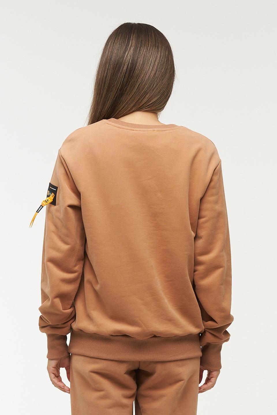 Толстовка BE YOU коричневая