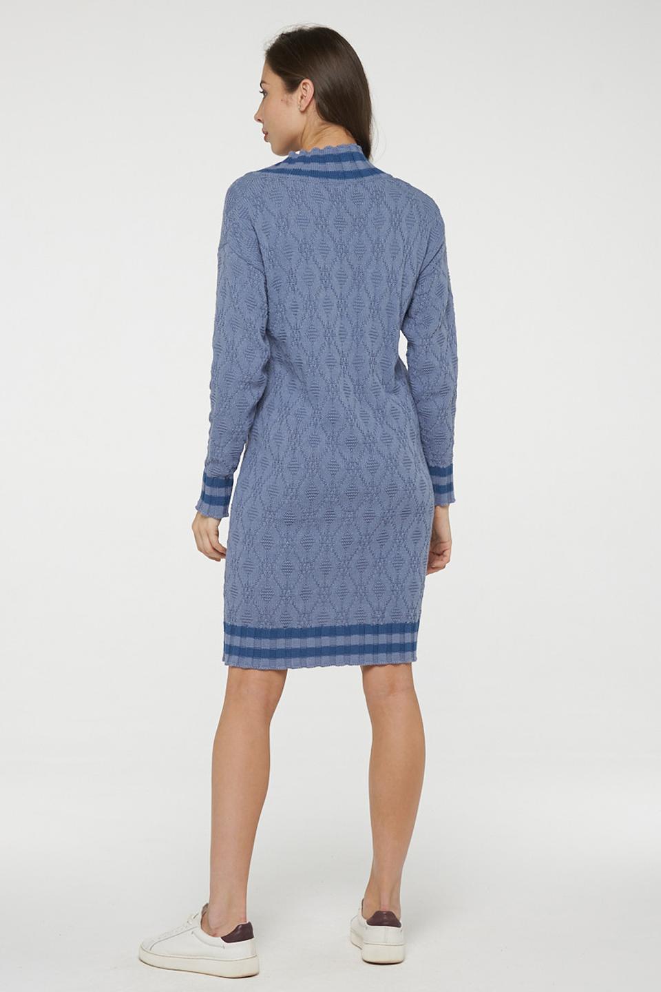 Платье BE YOU вязаное голубое