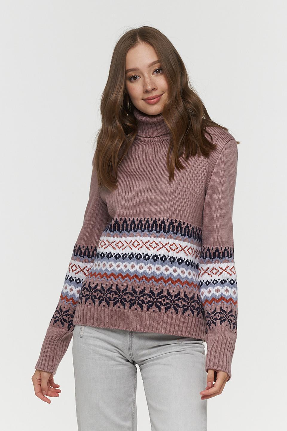 Пуловер BE YOU с узором