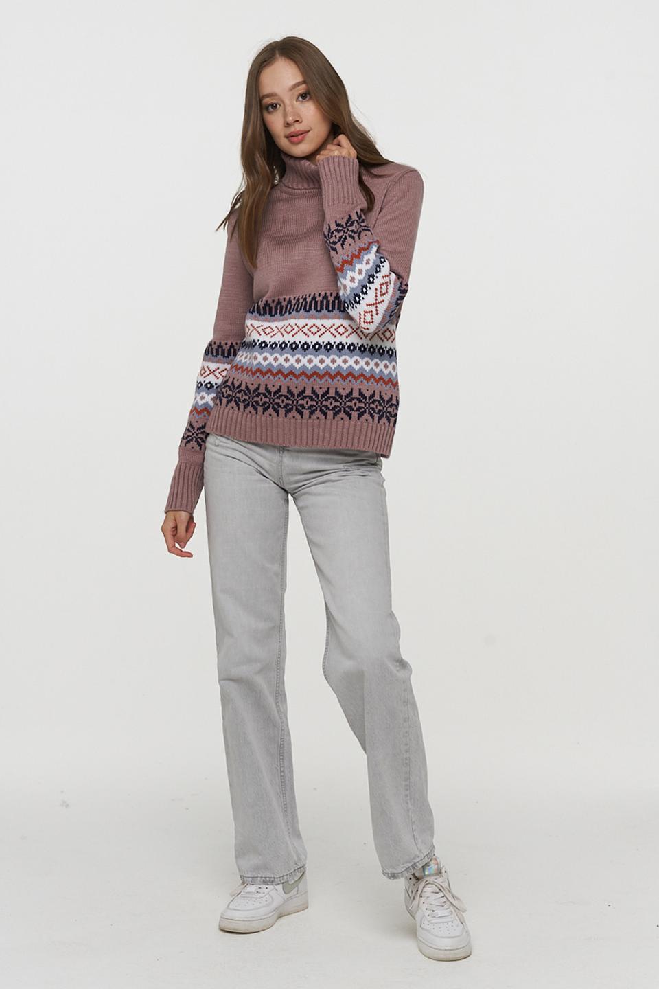 Пуловер BE YOU с узором