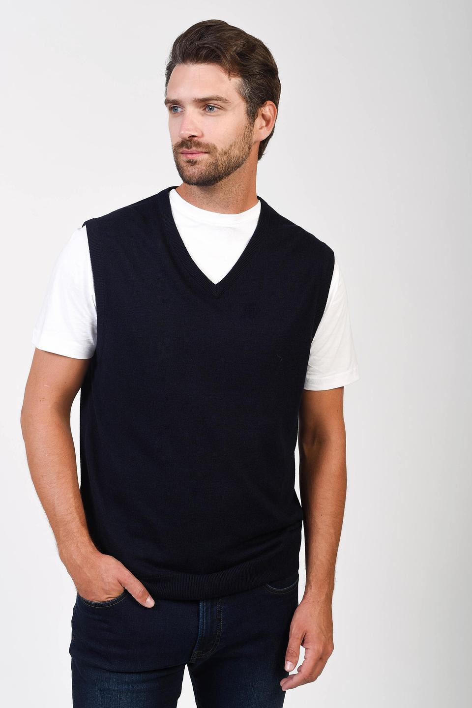 Жилет Pezzo V-образный тёмно-синий