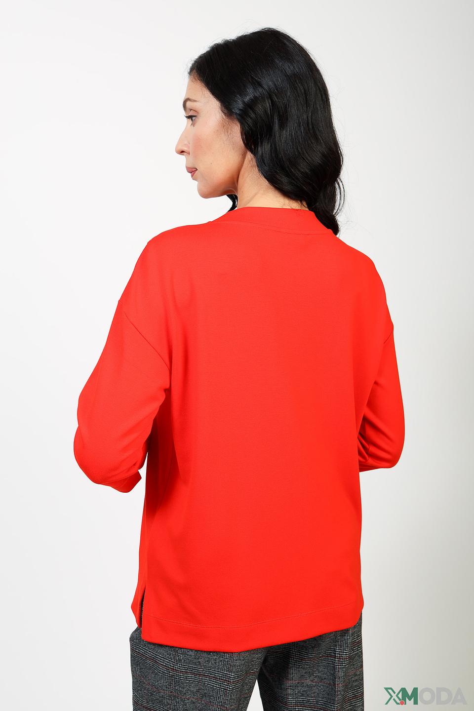 Пуловер Gerry Weber красный с пуговицами