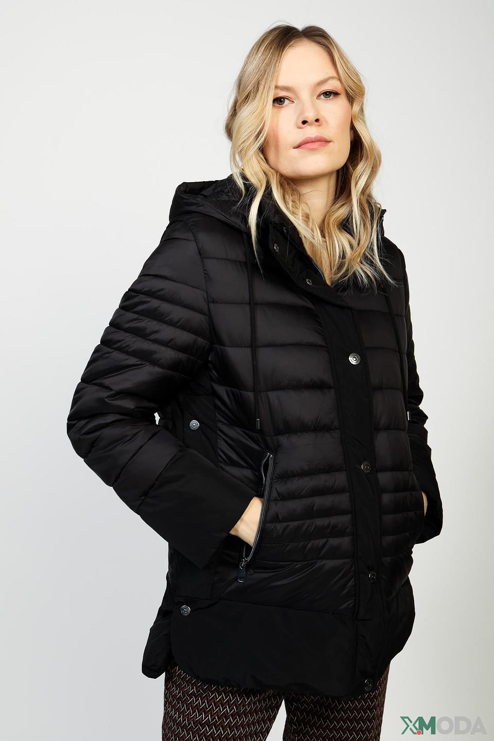 Куртка Lebek стеганая чёрная
