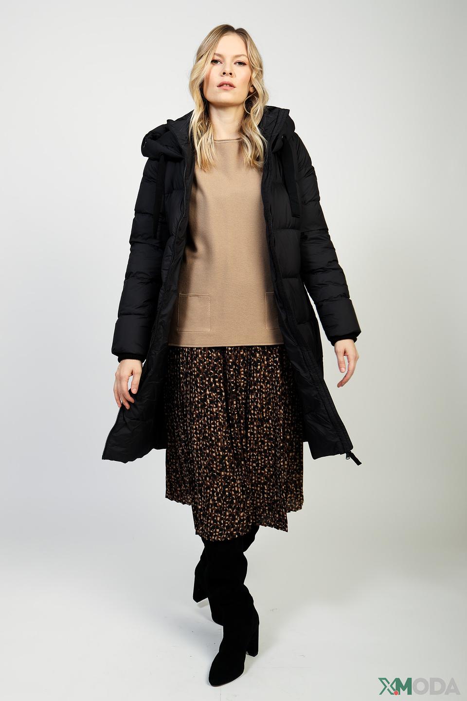 Пальто Beaumont стеганое чёрное