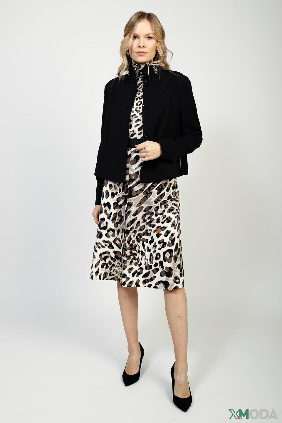 Жакет Marc Aurel чёрный приталенный