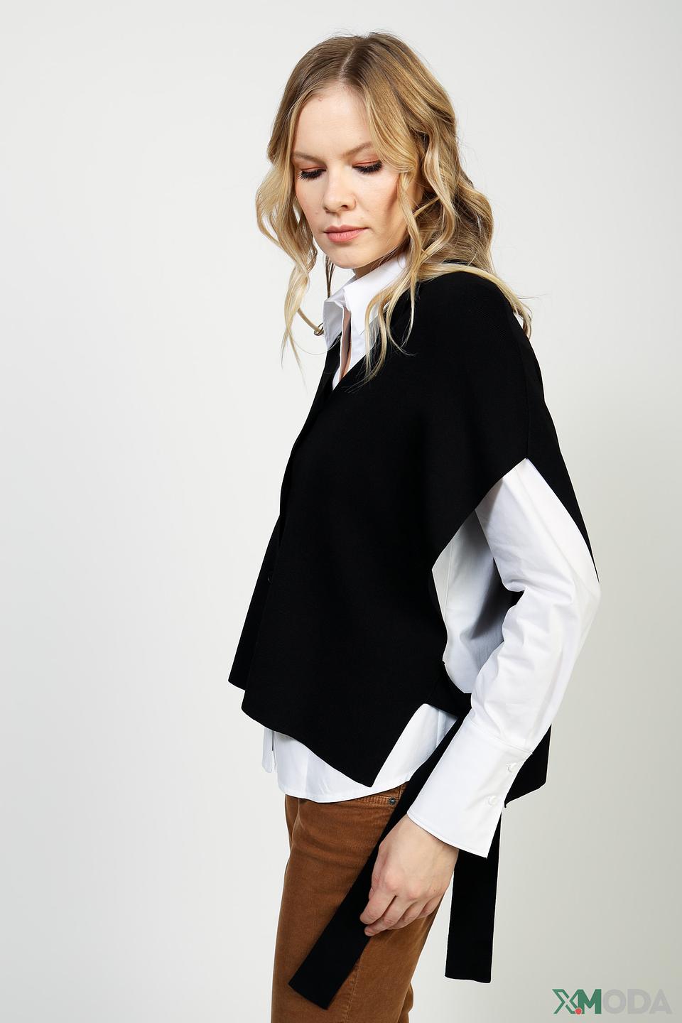 Жилет Gerry Weber чёрный с V-образным вырезом